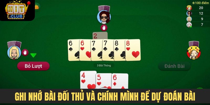 Ghi nhớ bài đối thủ và chính mình để dự đoán bài