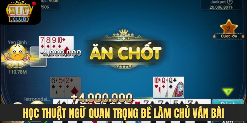 Học thuật ngữ quan trọng để làm chủ ván bài